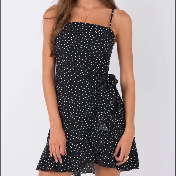 Princess Polly Caesura Mini Dress Black 